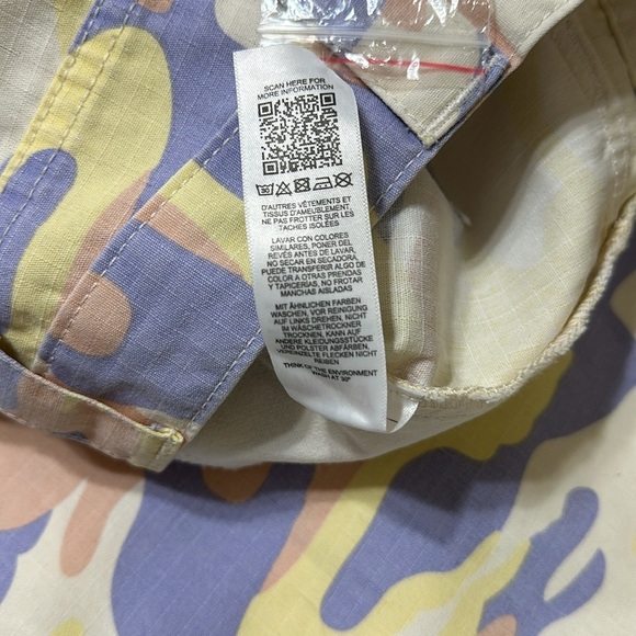 NWT‎ Topshop Pastel Camo High Waist Wide Leg Jeans, US 4 - Picture 13 of 16